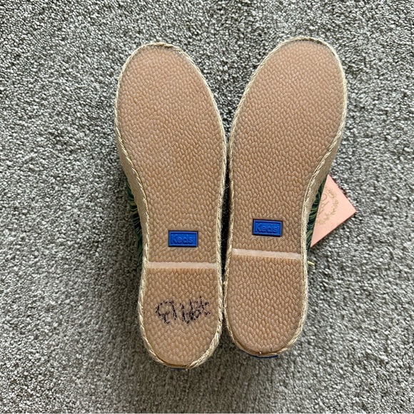Keds Sneakers Triple Kick Platform Rifle Paper Co Palms Leaves Espadrilles 6 - Picture 3 of 9